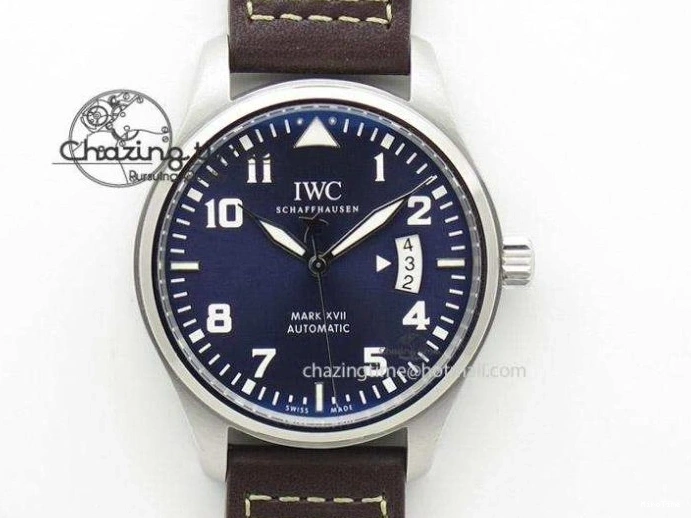MIROTIME 0509 RelaxedFit Big Pilot Real PR IW500435 “Muhammad Ali” ZF Best Edition On Black Leather Strap A 7295